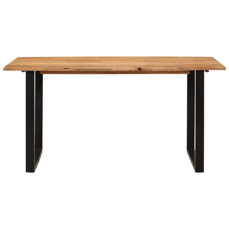 Valgomojo stalas, 154x80x76cm, akacijos medienos masyvas
