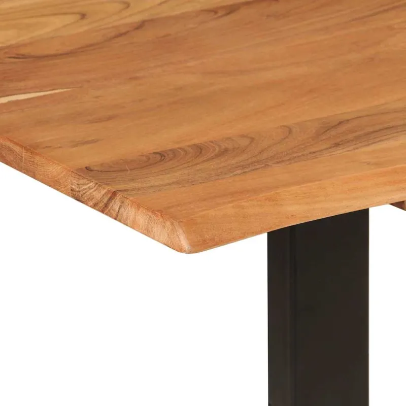 Valgomojo stalas, 154x80x76cm, akacijos medienos masyvas