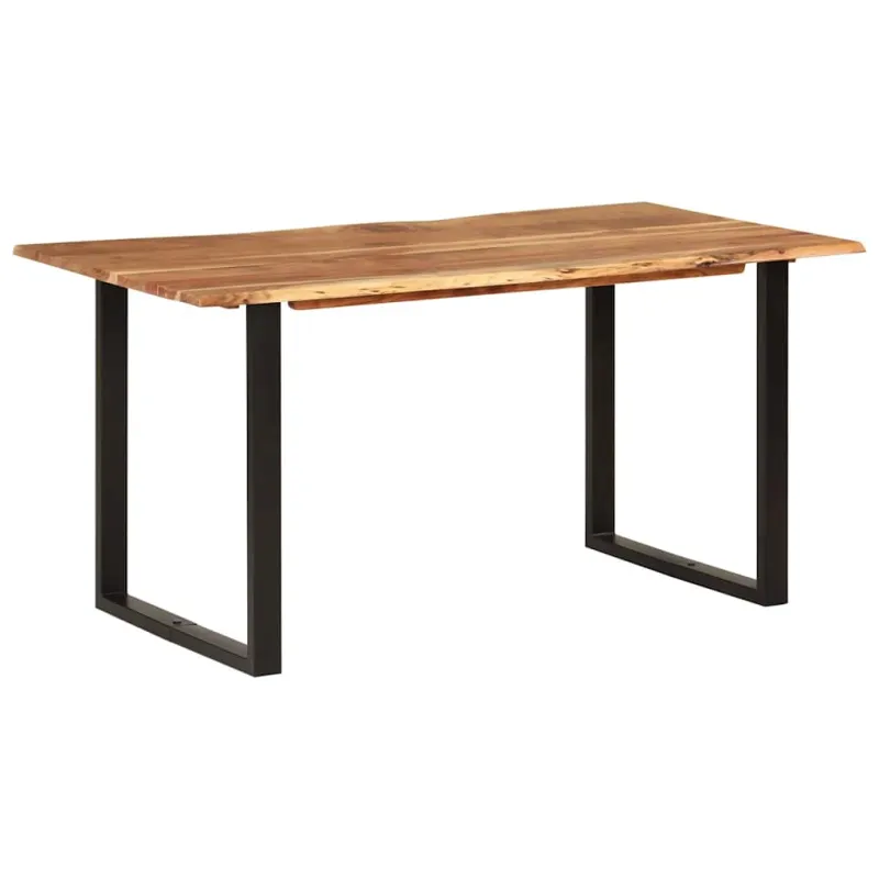 Valgomojo stalas, 154x80x76cm, akacijos medienos masyvas