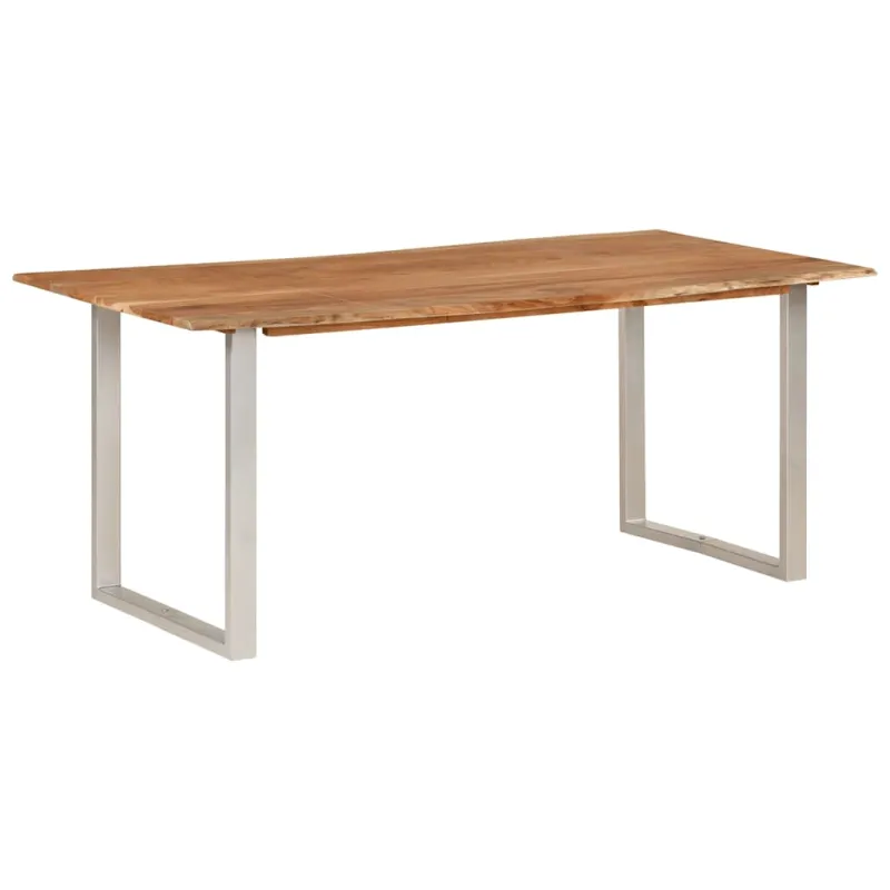 Valgomojo stalas, 180x90x76cm, akacijos medienos masyvas