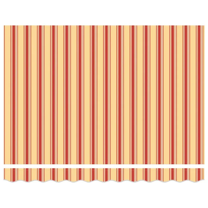 Ištraukiama markizė, geltona/balta, 3x2,5m, audinys/aliuminis
