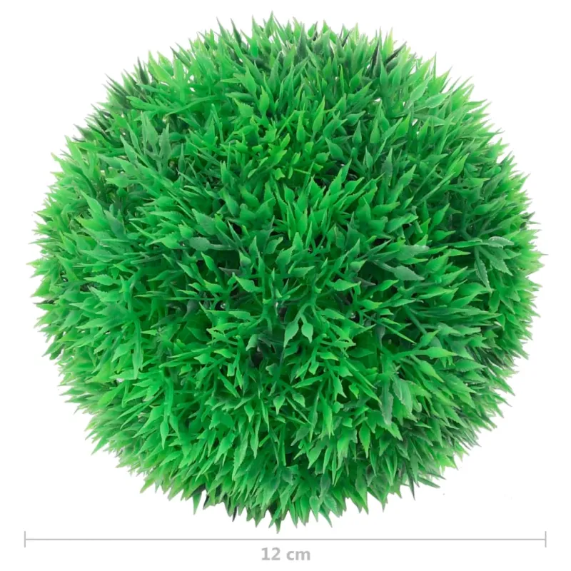 Dirbtiniai buksmedžio krūmai, 4vnt., 12cm, rutulio formos
