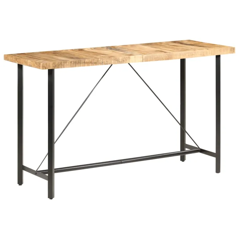 Baro staliukas, 180x70x107cm, neapdorota mango mediena