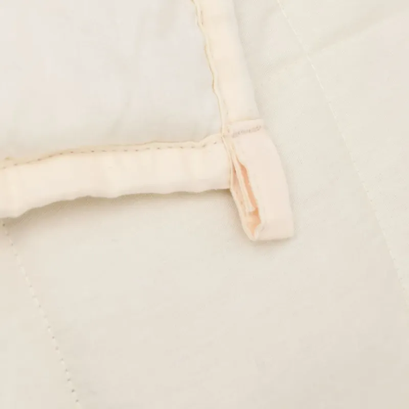 Sunki antklodė, šviesi kreminė, 122x183cm, audinys, 5kg