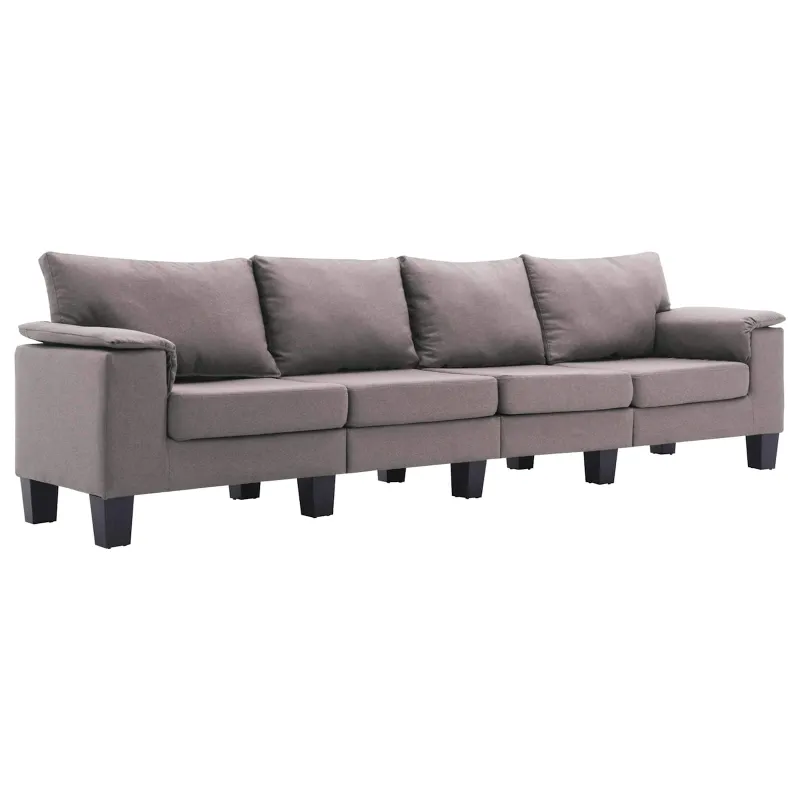 Sofa Taupe Keturvietis audinys