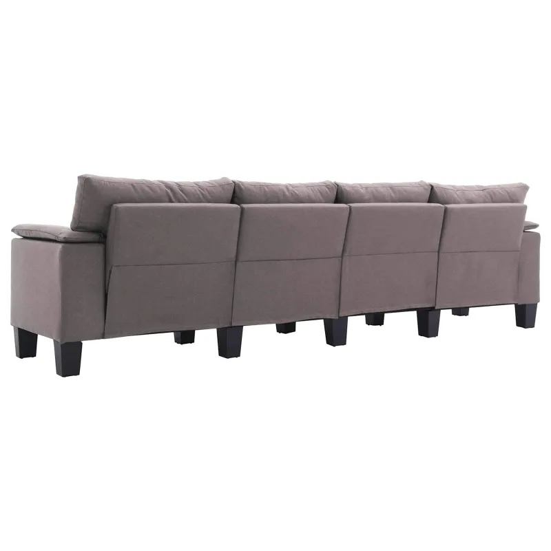 Sofa Taupe Keturvietis audinys