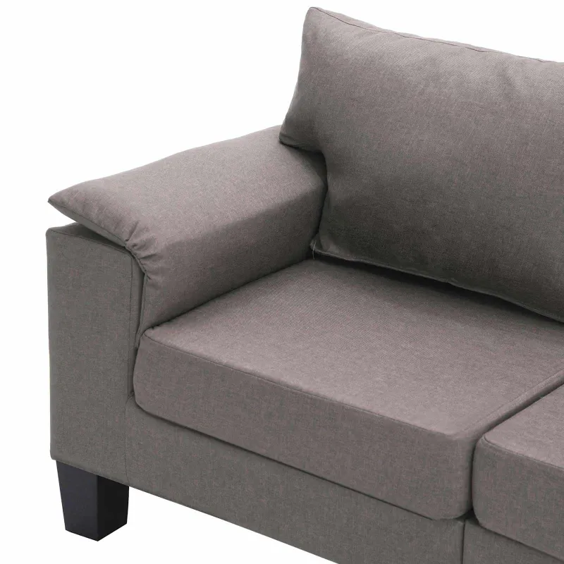 Sofa Taupe Keturvietis audinys