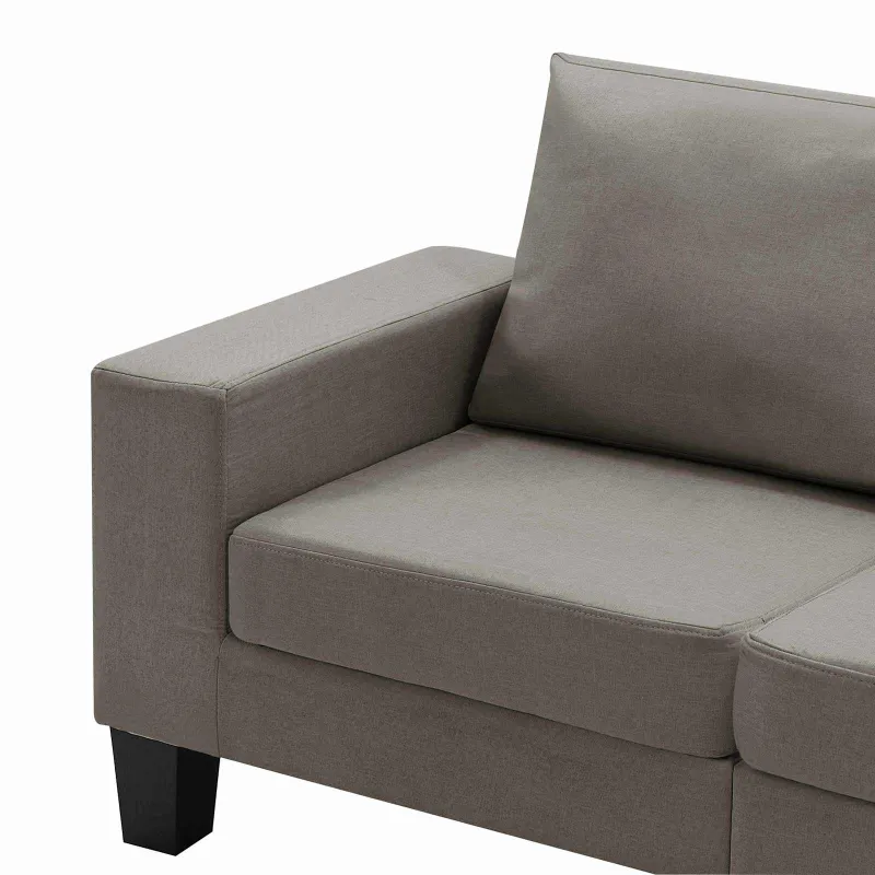 Sofa Taupe Dvivietės audinys