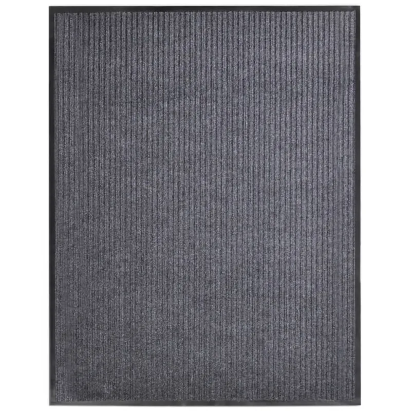Durų kilimėlis, pilkos spalvos, 117x220 cm, PVC