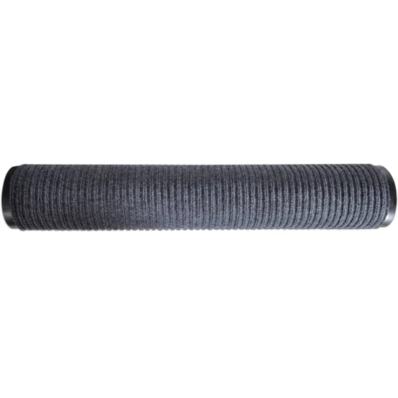 Durų kilimėlis, pilkos spalvos, 117x220 cm, PVC