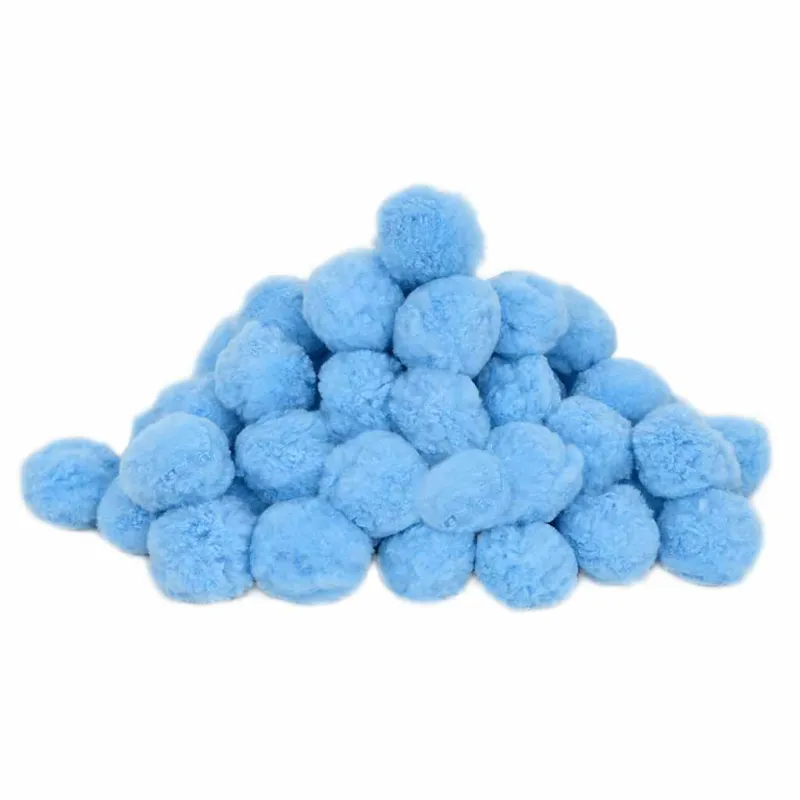 Kamuoliukai baseino filtrui, mėlyni, polietilenas, 2100g