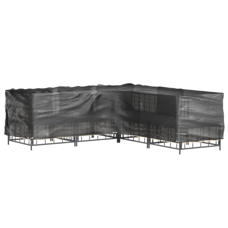 Sodo baldų uždangalai, 2vnt., 285x285x70cm, 16 kilpų, L formos