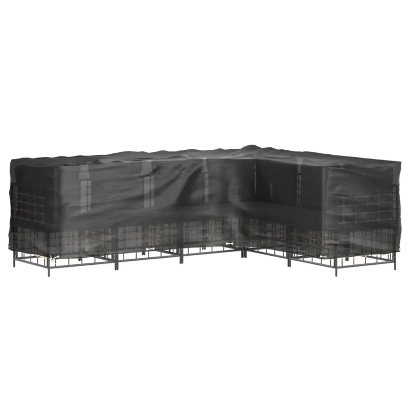 Sodo baldų uždangalai, 2vnt., 285x220x80cm, 18 kilpų, L formos