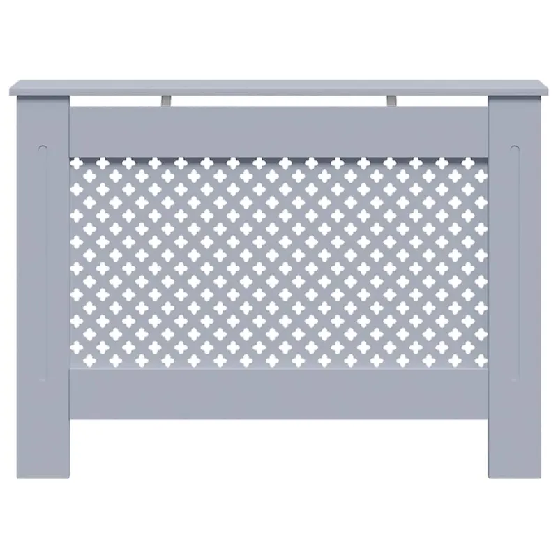 Radiatoriaus uždangalas, antracito spalvos, 112x19x81,5cm, MDF