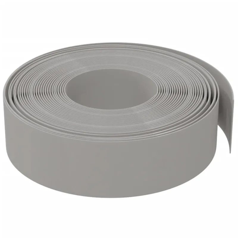Sodo apvadai, 3vnt., pilkos spalvos, 10m, 15cm, polietilenas