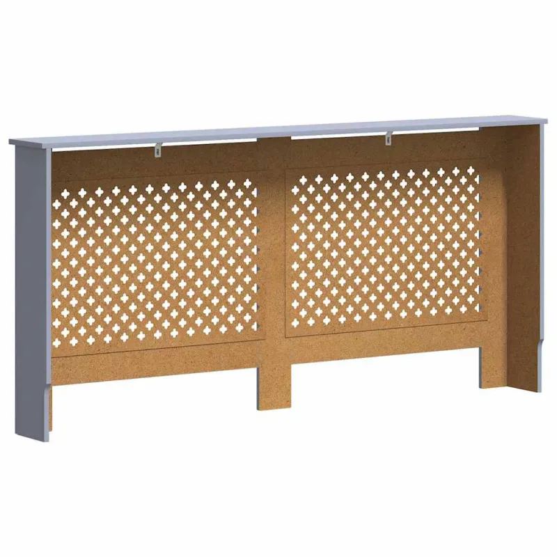 Radiatoriaus uždangalas, antracito spalvos, 172x19x81,5cm, MDF