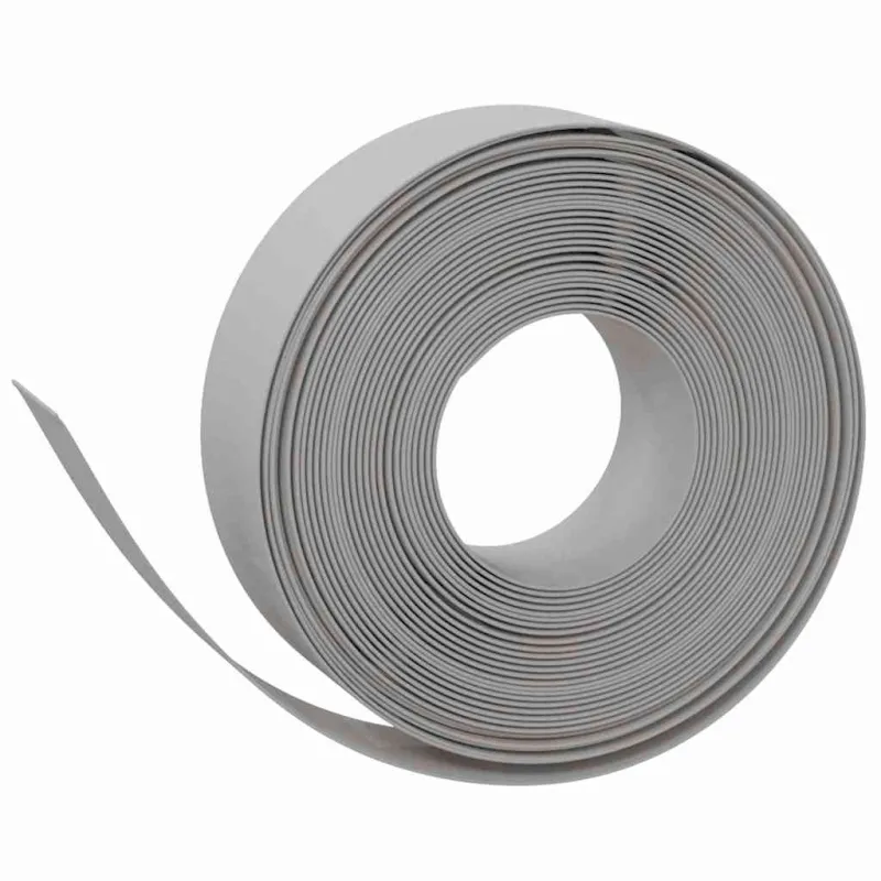 Sodo apvadai, 4vnt., pilkos spalvos, 10m, 15cm, polietilenas
