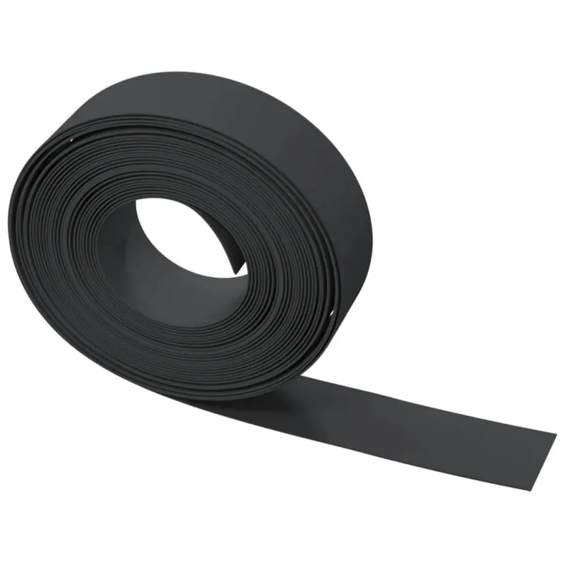 Sodo apvadai, 5vnt., juodas, 10m, 15cm, polietilenas