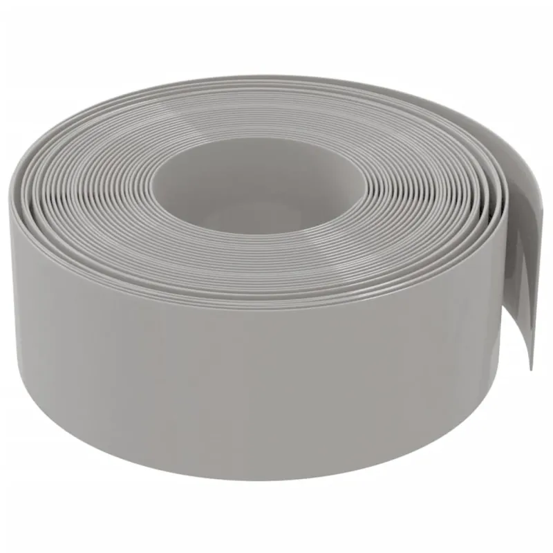 Sodo apvadai, 2vnt., pilkos spalvos, 10m, 20cm, polietilenas
