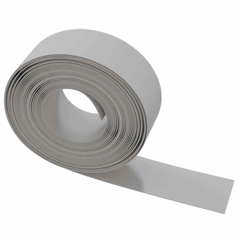 Sodo apvadai, 4vnt., pilkos spalvos, 10m, 20cm, polietilenas
