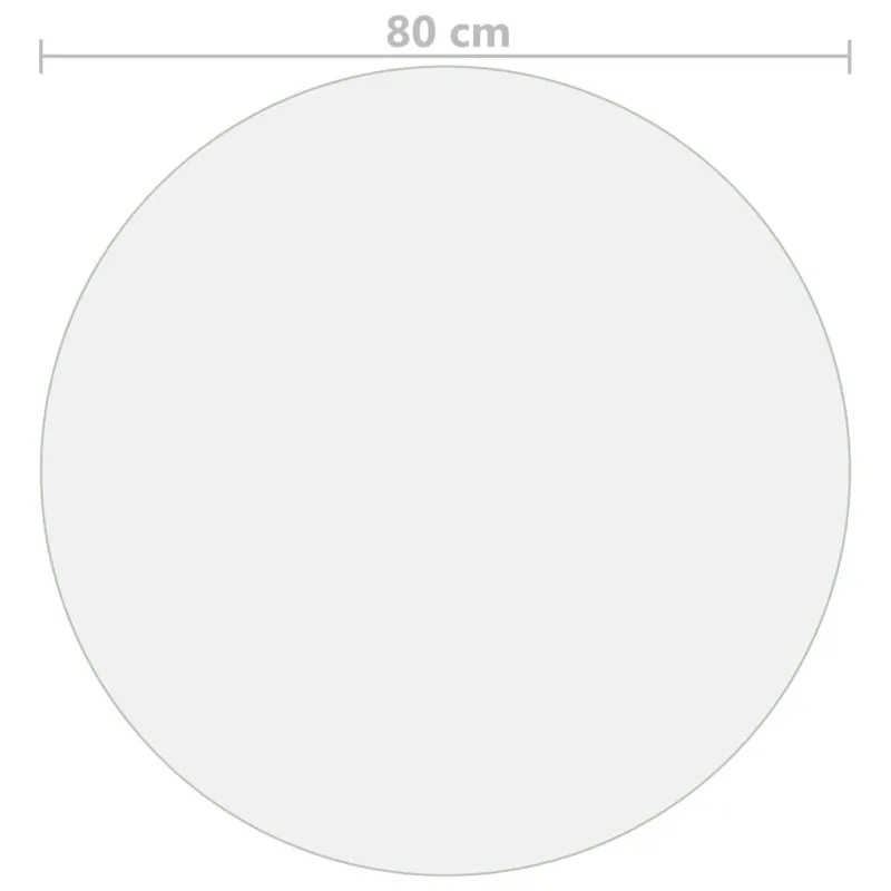 Stalo apsauga, matinė, 80cm skersmens, 1,6mm, PVC