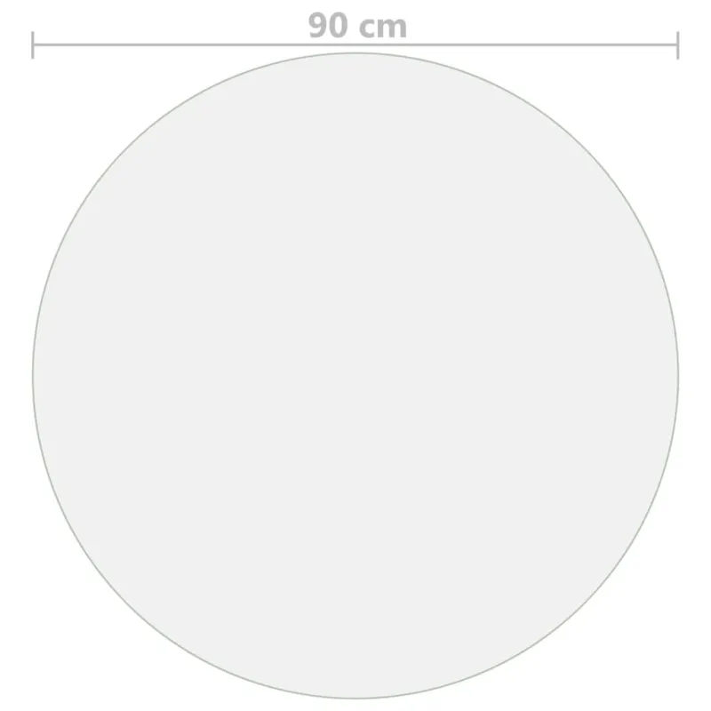 Stalo apsauga, matinė, 90cm skersmens, 2mm, PVC