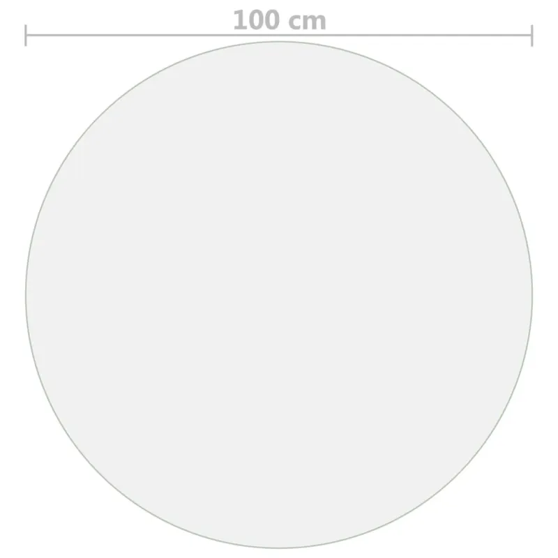 Stalo apsauga, matinė, 100cm skersmens, 1,6mm, PVC
