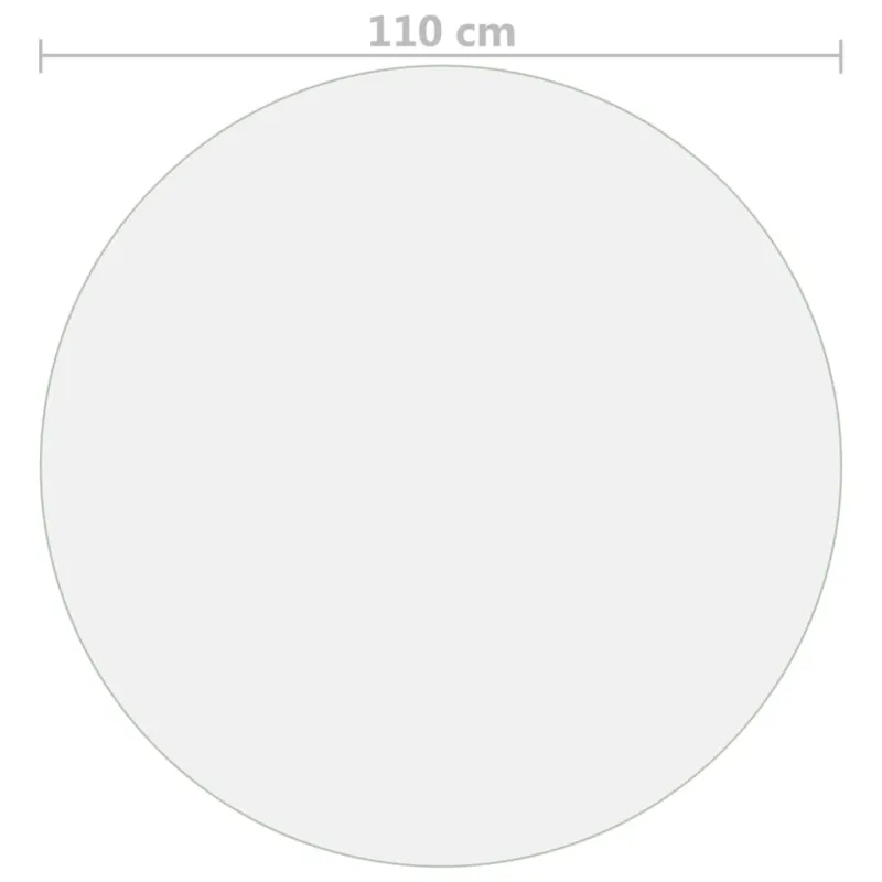Stalo apsauga, matinė, 110cm skersmens, 1,6mm, PVC