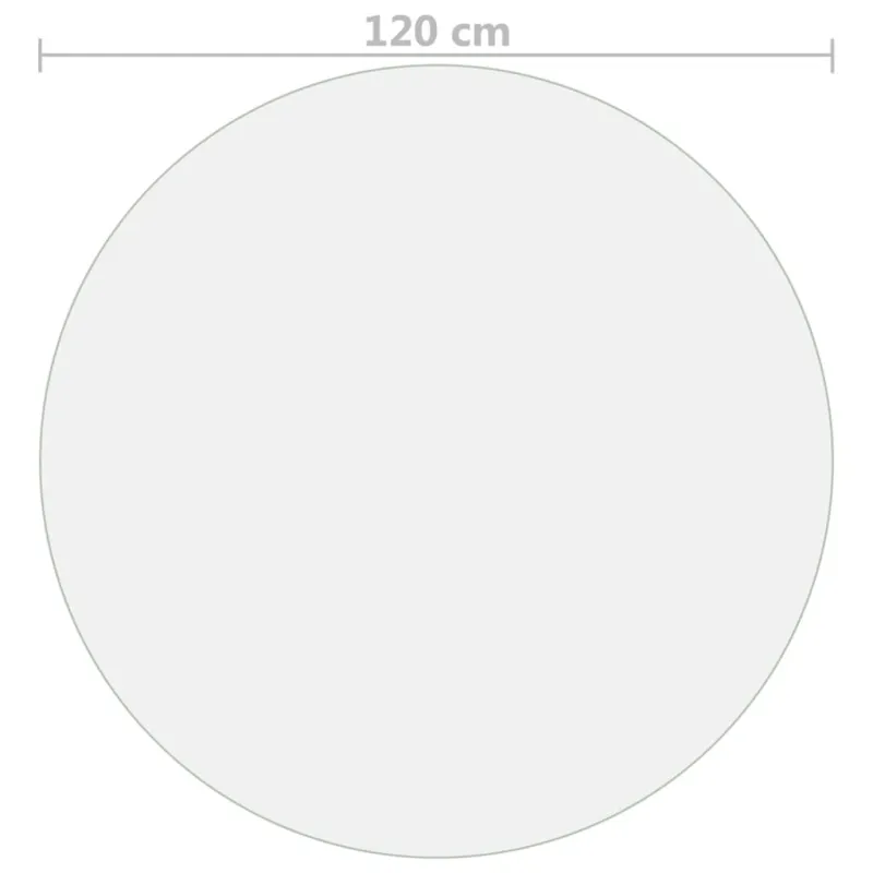 Stalo apsauga, matinė, 120cm skersmens, 1,6mm, PVC
