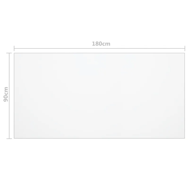 Stalo apsauga, permatoma, 180x90cm, 1,6mm, PVC