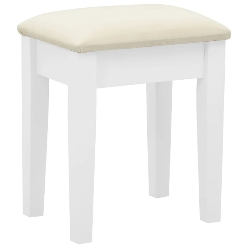 Kosmetinis staliukas, baltas, 65x36x128cm, paulovnija ir MDF