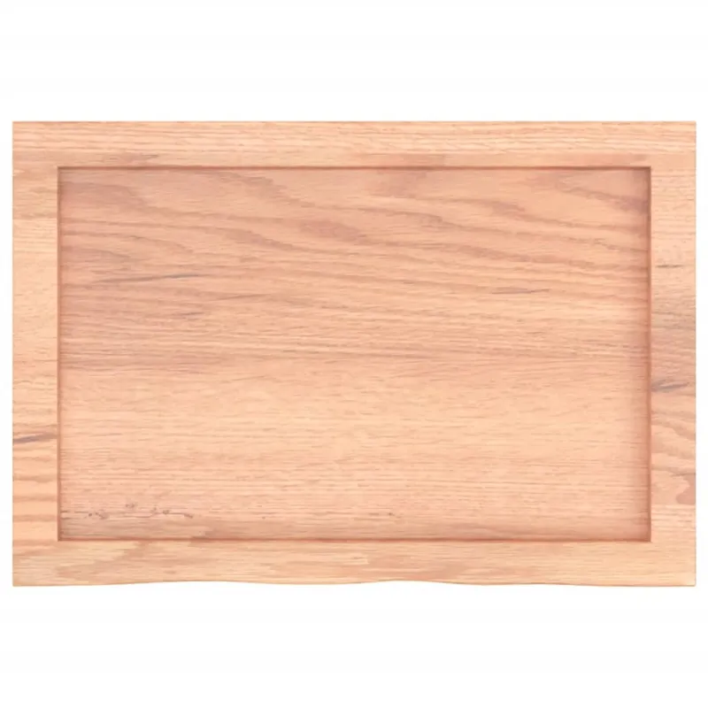 Vonios stalviršis, šviesiai rudas, 60x40x(2–6)cm, mediena