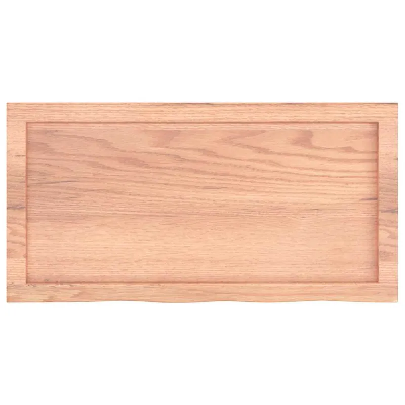 Vonios stalviršis, šviesiai rudas, 80x40x(2-4) cm, mediena