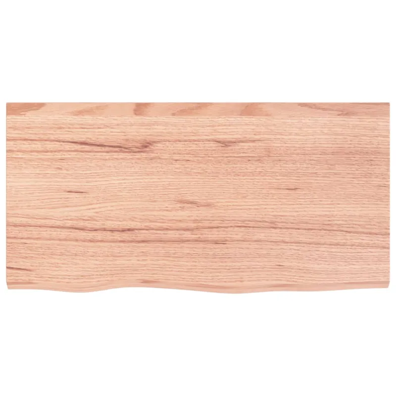 Vonios stalviršis, šviesiai rudas, 80x40x(2-6) cm, mediena
