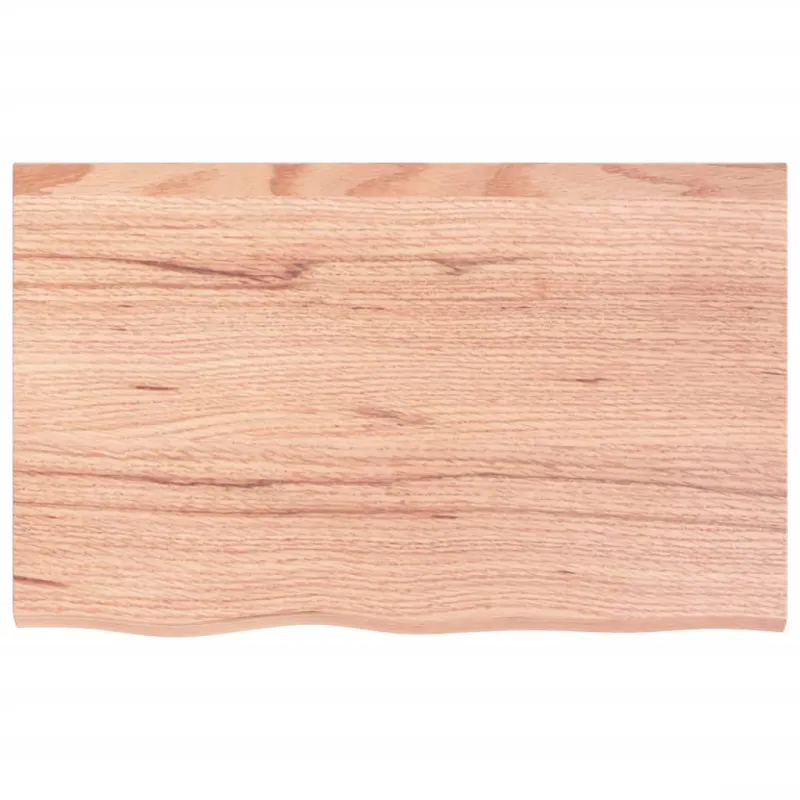 Vonios stalviršis, šviesiai rudas, 80x50x(2-6) cm, mediena