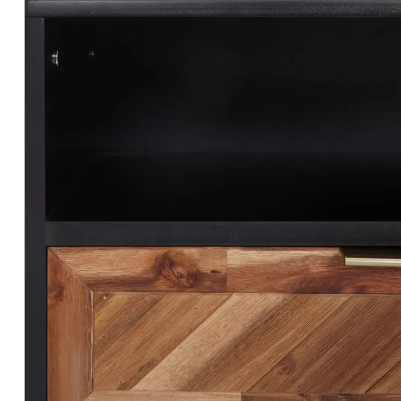 Televizoriaus spintelė, 100x35x45cm, akacijos masyvas ir MDF