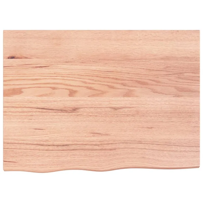 Vonios stalviršis, šviesiai rudas, 80x60x(2-6) cm, mediena