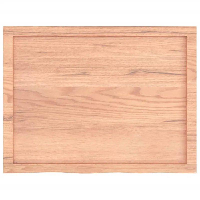 Vonios stalviršis, šviesiai rudas, 80x60x(2-6) cm, mediena