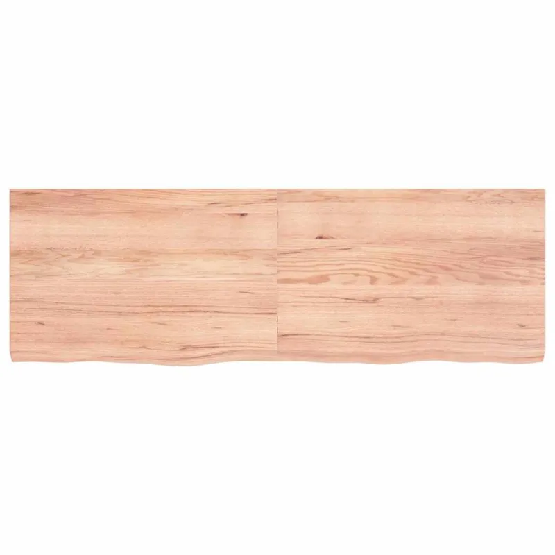 Vonios stalviršis, šviesiai rudas, 120x40x(2-4)cm, mediena