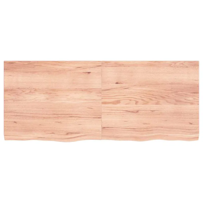 Vonios stalviršis, šviesiai rudas, 120x50x(2-4)cm, mediena