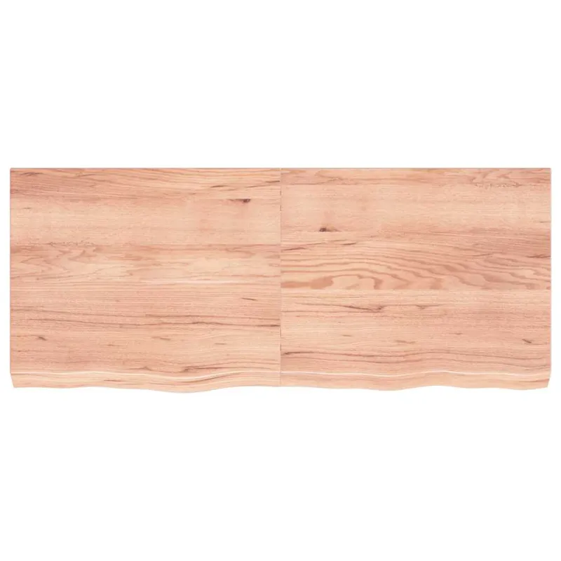 Vonios stalviršis, šviesiai rudas, 120x50x(2-6)cm, mediena