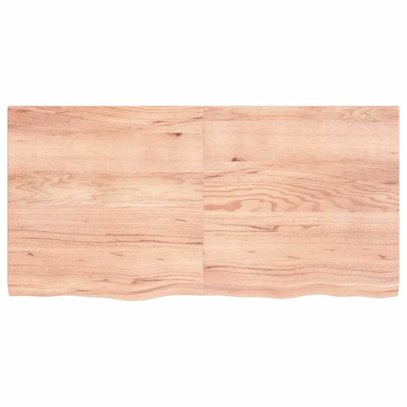 Vonios stalviršis, šviesiai rudas, 120x60x(2-4)cm, mediena