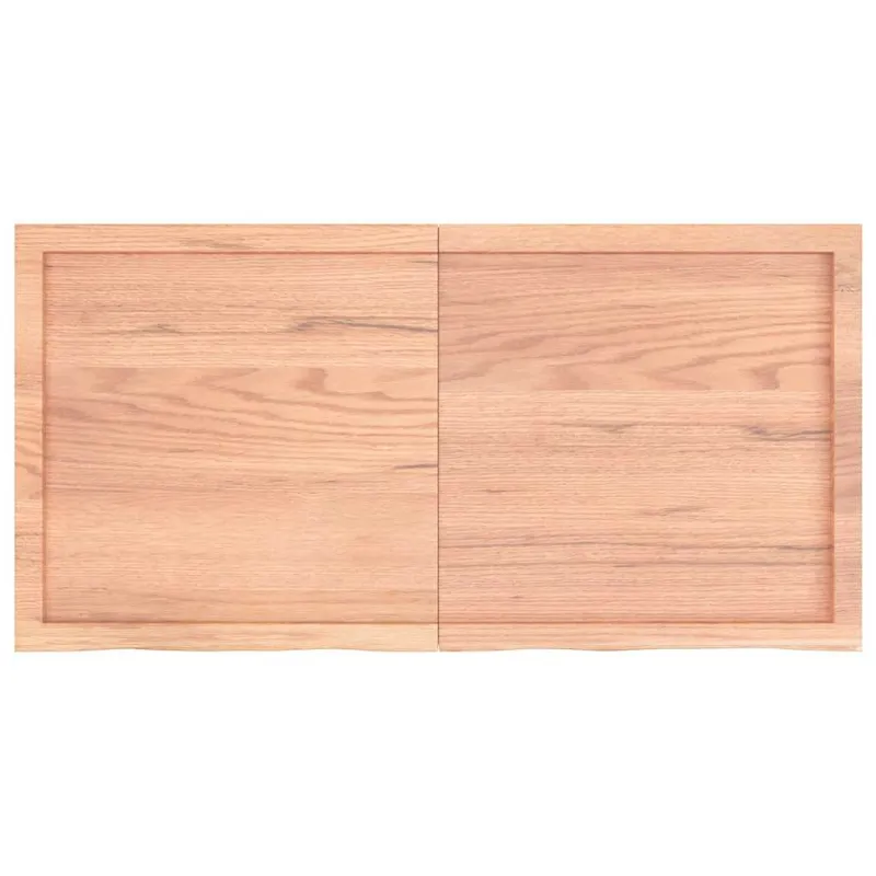 Vonios stalviršis, šviesiai rudas, 120x60x(2-6)cm, mediena