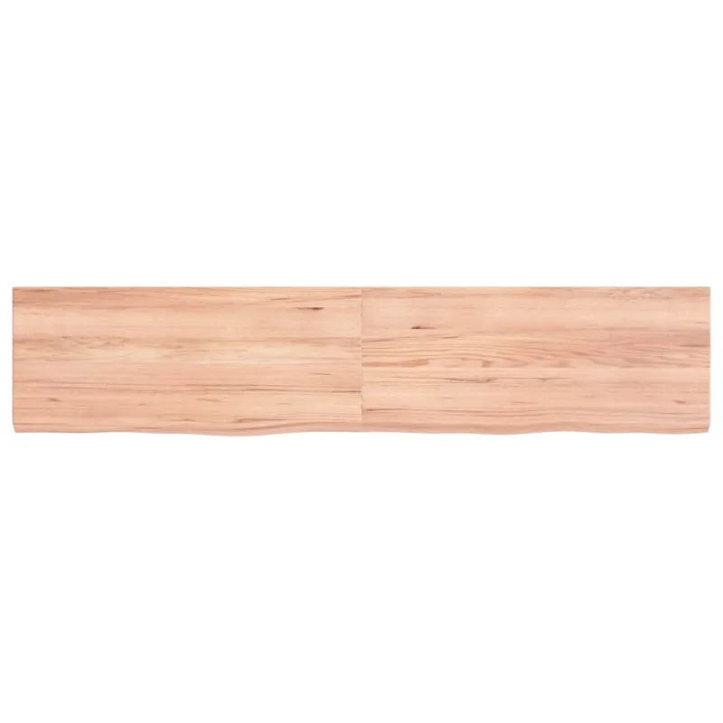Vonios stalviršis, šviesiai rudas, 140x30x(2-4)cm, mediena