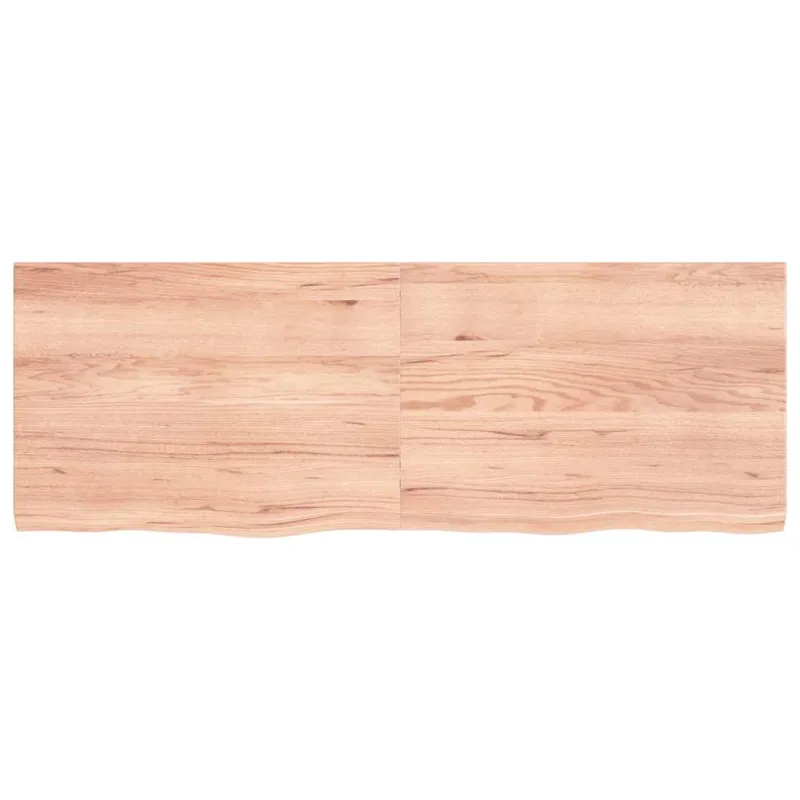 Vonios stalviršis, šviesiai rudas, 140x50x(2-4)cm, mediena