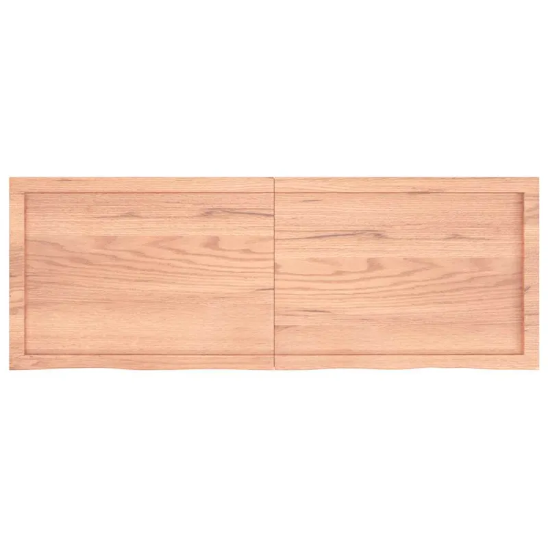 Vonios stalviršis, šviesiai rudas, 140x50x(2-6)cm, mediena