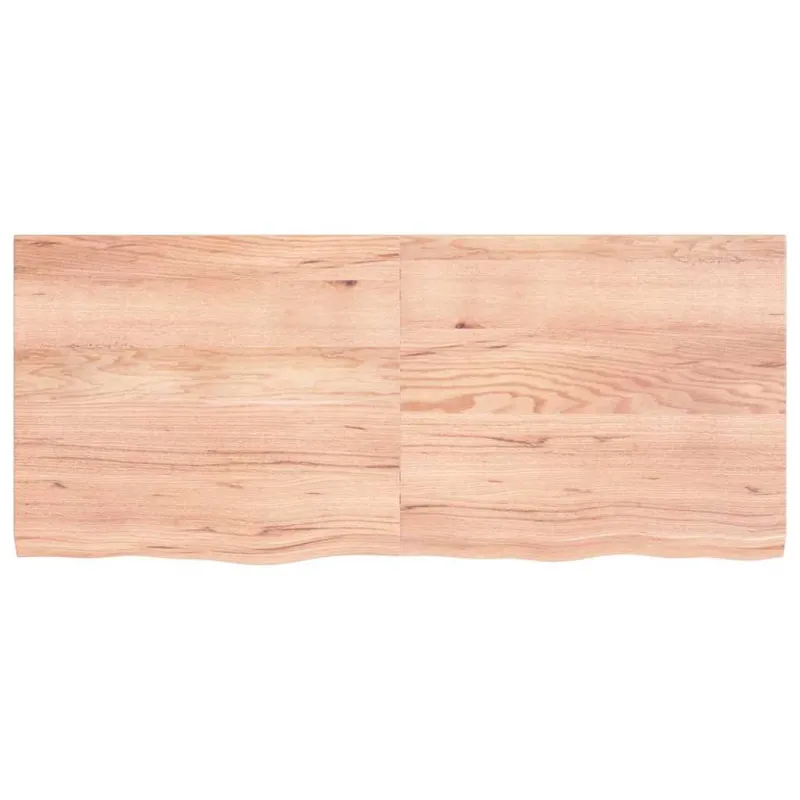 Vonios stalviršis, šviesiai rudas, 140x60x(2-4)cm, mediena