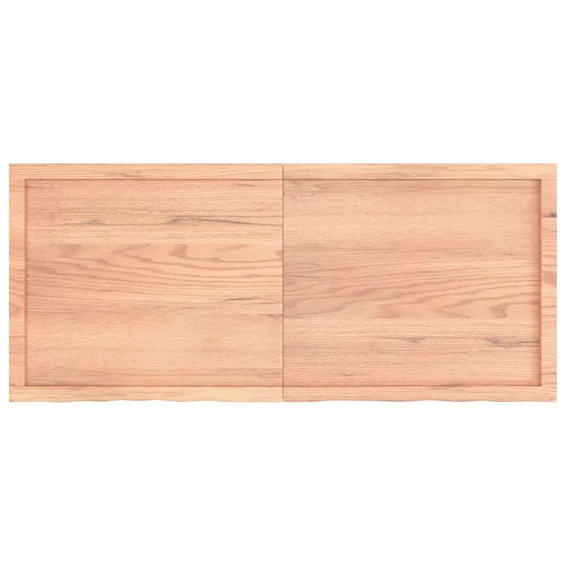 Vonios stalviršis, šviesiai rudas, 140x60x(2-6)cm, mediena