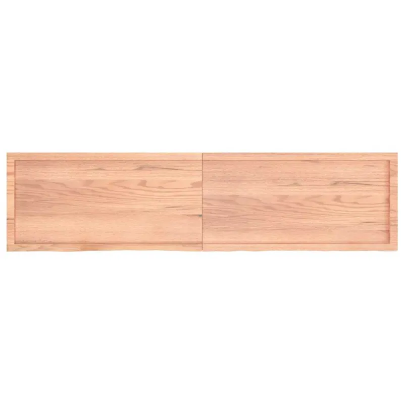 Vonios stalviršis, šviesiai rudas, 200x50x(2-4)cm, mediena