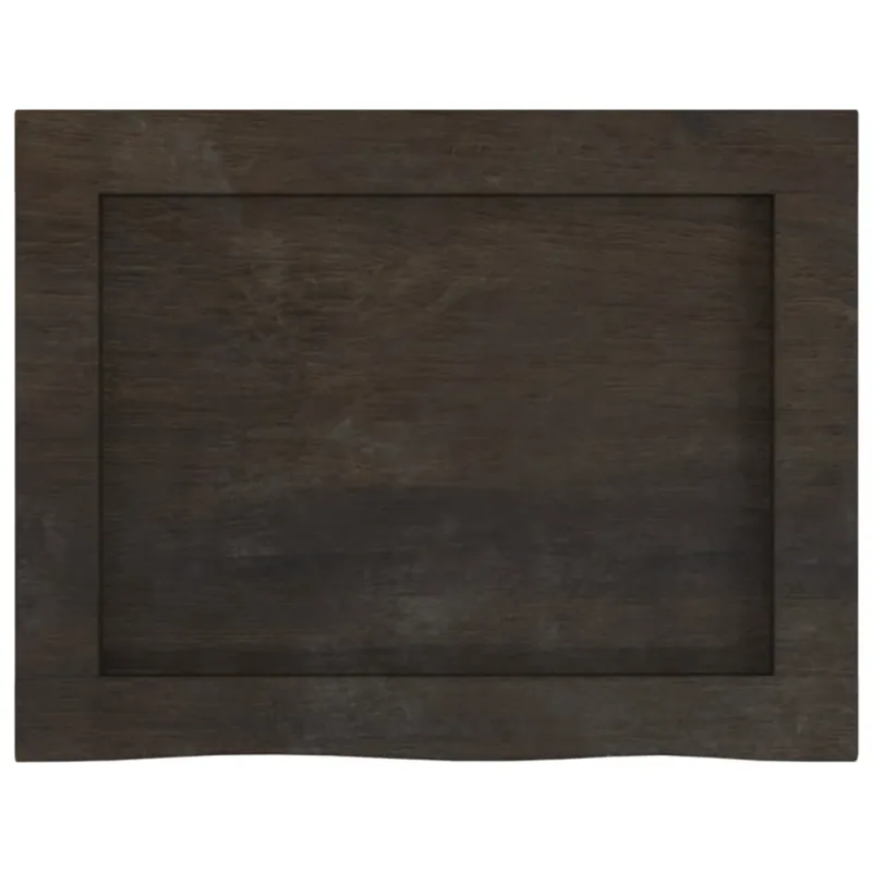 Vonios stalviršis, tamsiai rudas, 40x30x(2-4)cm, mediena
